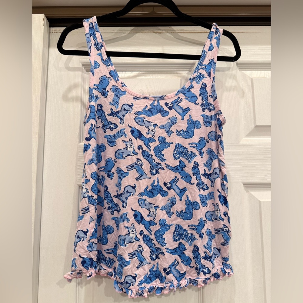 Lilly Pulitzer Ruff Night Pajama Tank - Picture 2 of 3